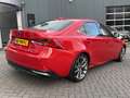 Lexus IS 300 300h Hybrid F-Sport Line NL-AUTO TREKHAAK QUAD-LED Rood - thumbnail 3