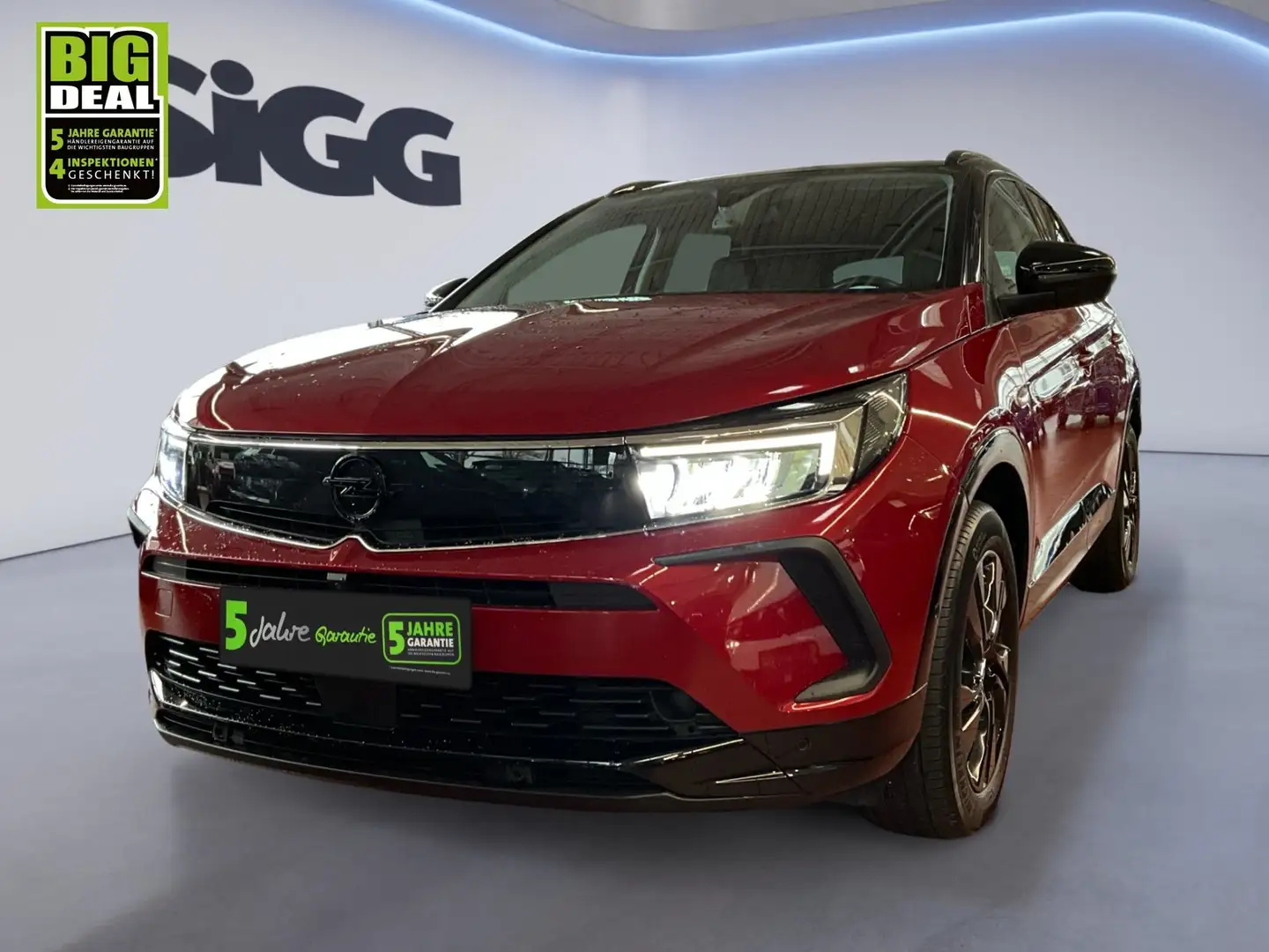 Opel Grandland 1.2 Turbo GS Line 2xKlima 360 AUT LED Rood - 2