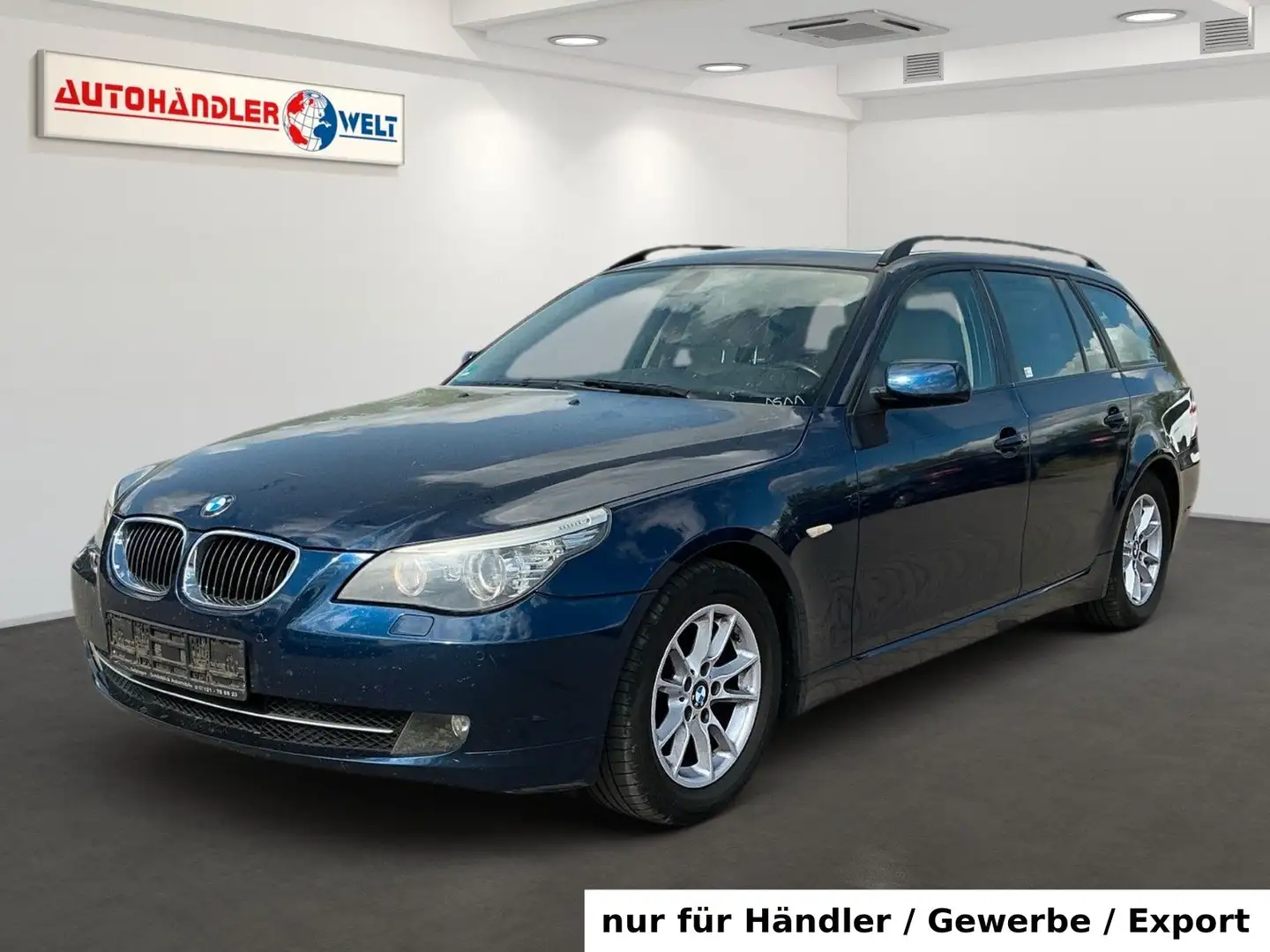 BMW 525 525i Kombi Auto. Xenon Vollleder Navi AAC SHZ Blau - 1