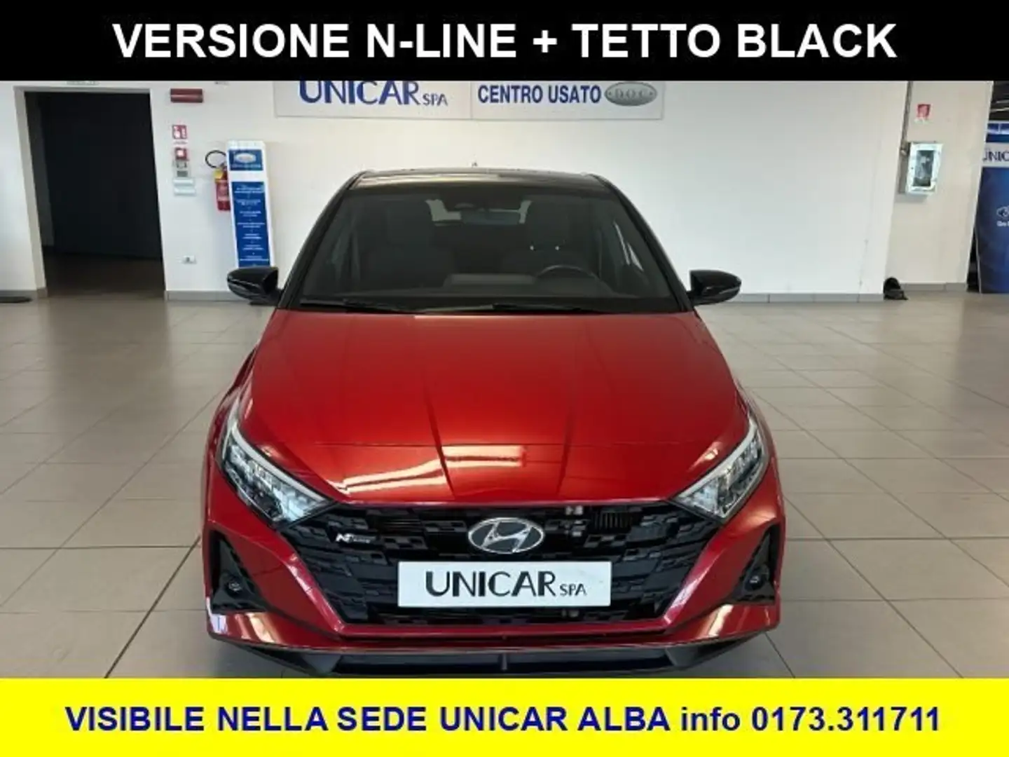 Hyundai i20 1.000 BENZINA HYBRID 120 CV N-LINE + EXTERIOR PACK Rosso - 2