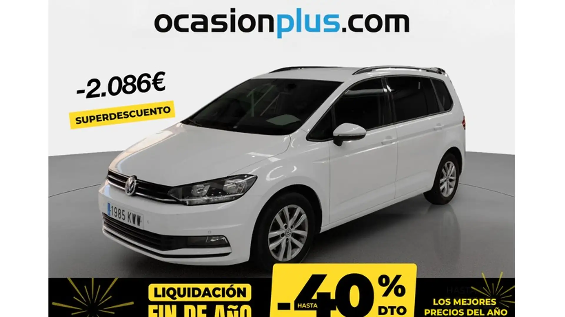 Volkswagen Touran 1.0 TSI Business 85kW Blanc - 1
