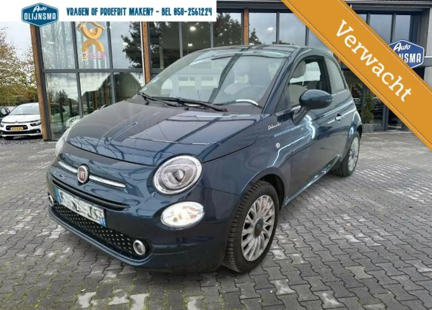 Fiat 500 1.0 Hybrid Dolcevita Blauw - 1