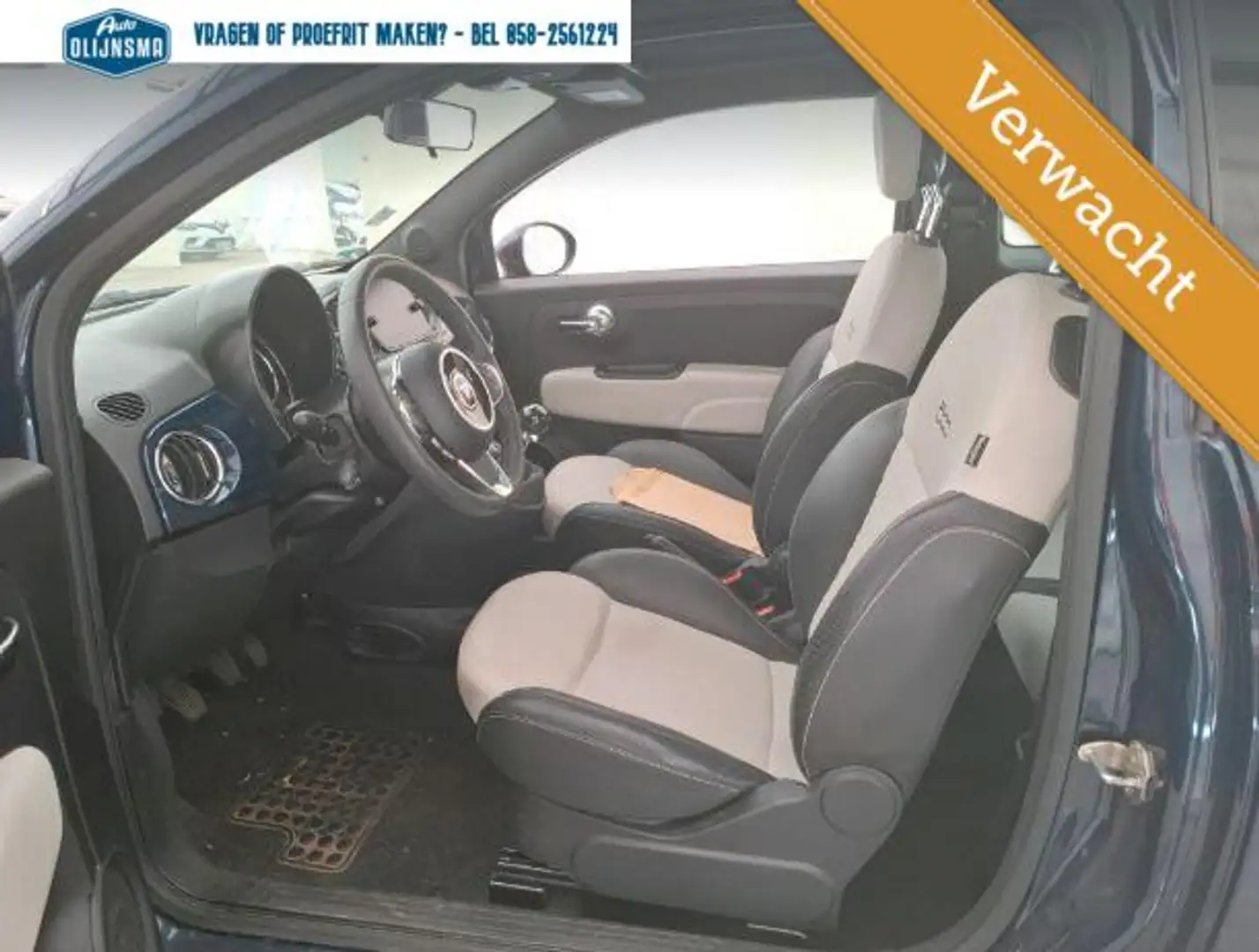 Fiat 500 1.0 Hybrid Dolcevita Blauw - 2