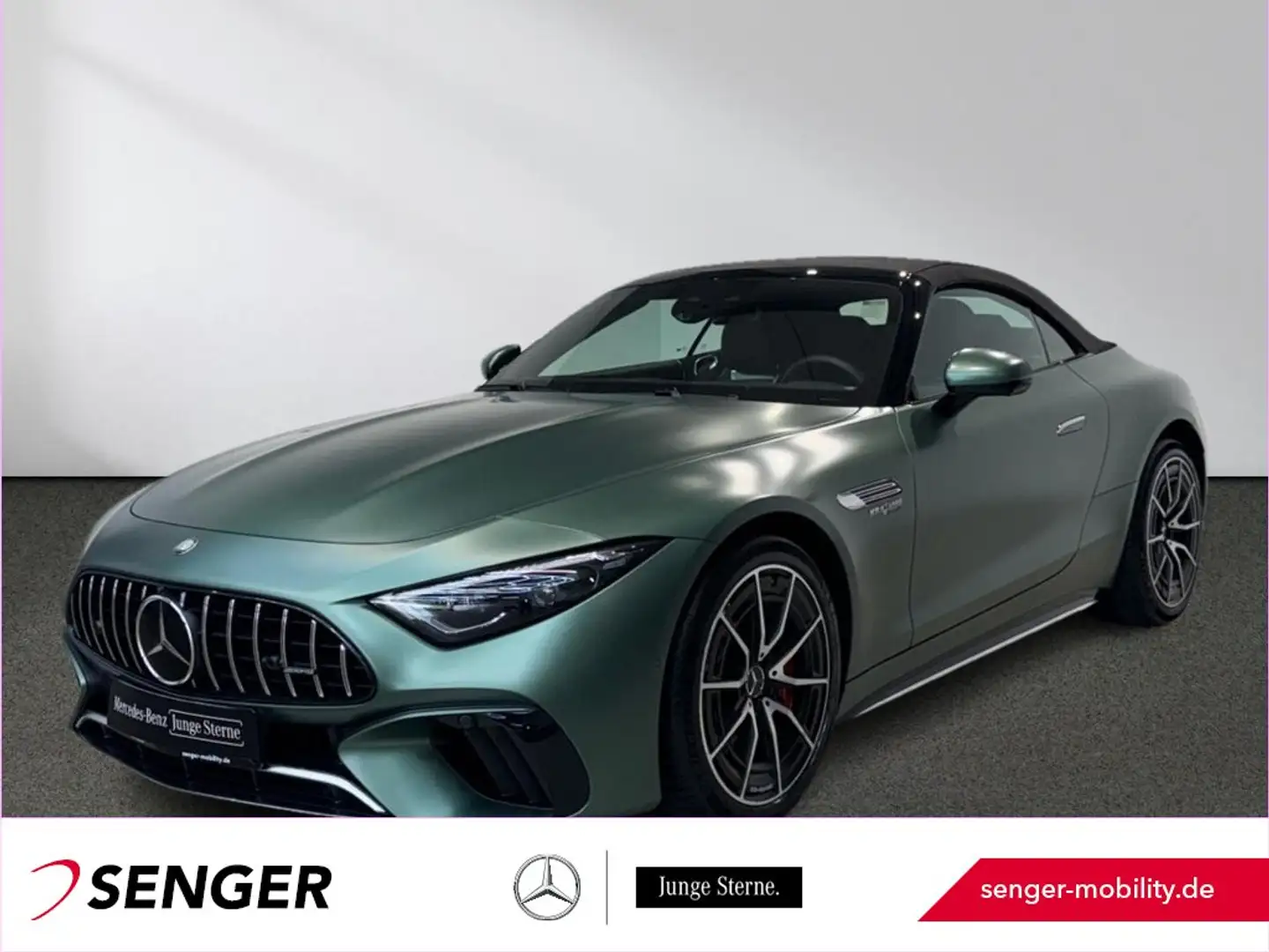 Mercedes-Benz SL 55 AMG Premium-Plus Burmester Hinterachslenk. Yeşil - 1