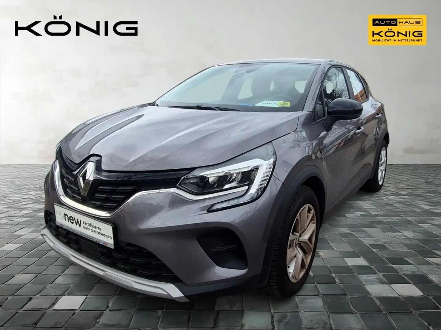 Renault Captur 1.0 TCe 90 EQUILIBRE Klima*Navi*Tempomat Grijs - 1