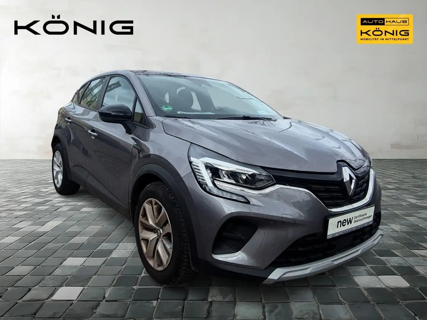 Renault Captur 1.0 TCe 90 EQUILIBRE Klima*Navi*Tempomat Grijs - 2