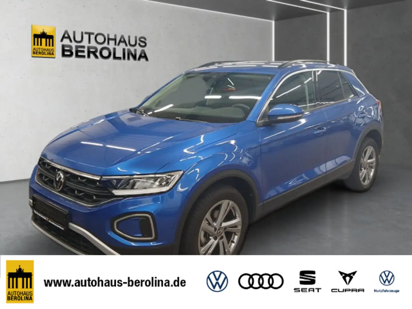 Volkswagen T-Roc 1.0 TSI Life *ACC*R-CAM*SHZ*App-Connect* Blau - 1