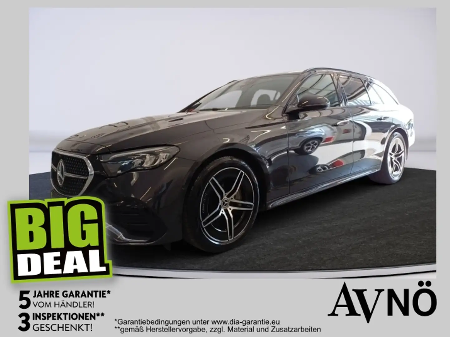Mercedes-Benz E 220 d T AMG LINE DISTRONIC AHK Gris - 1