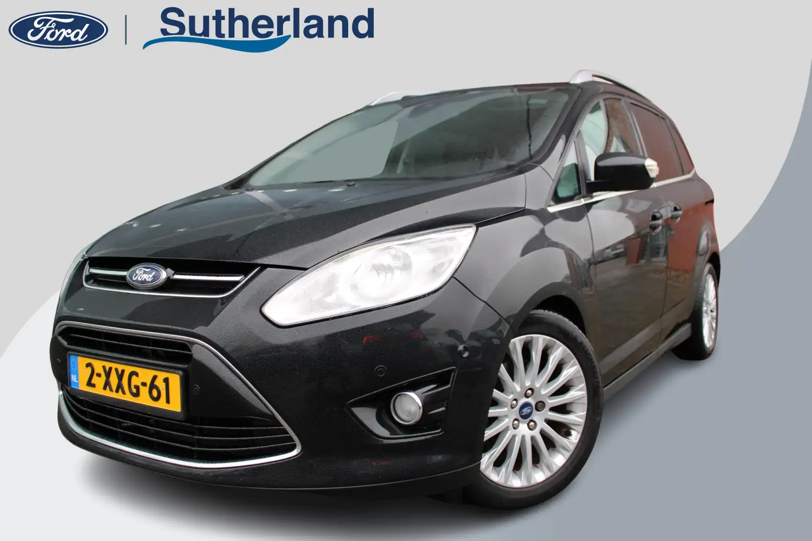 Ford Grand C-Max 1.0 Ecoboost 125 PK Titanium 7 PERSOONS | Climate Black - 1