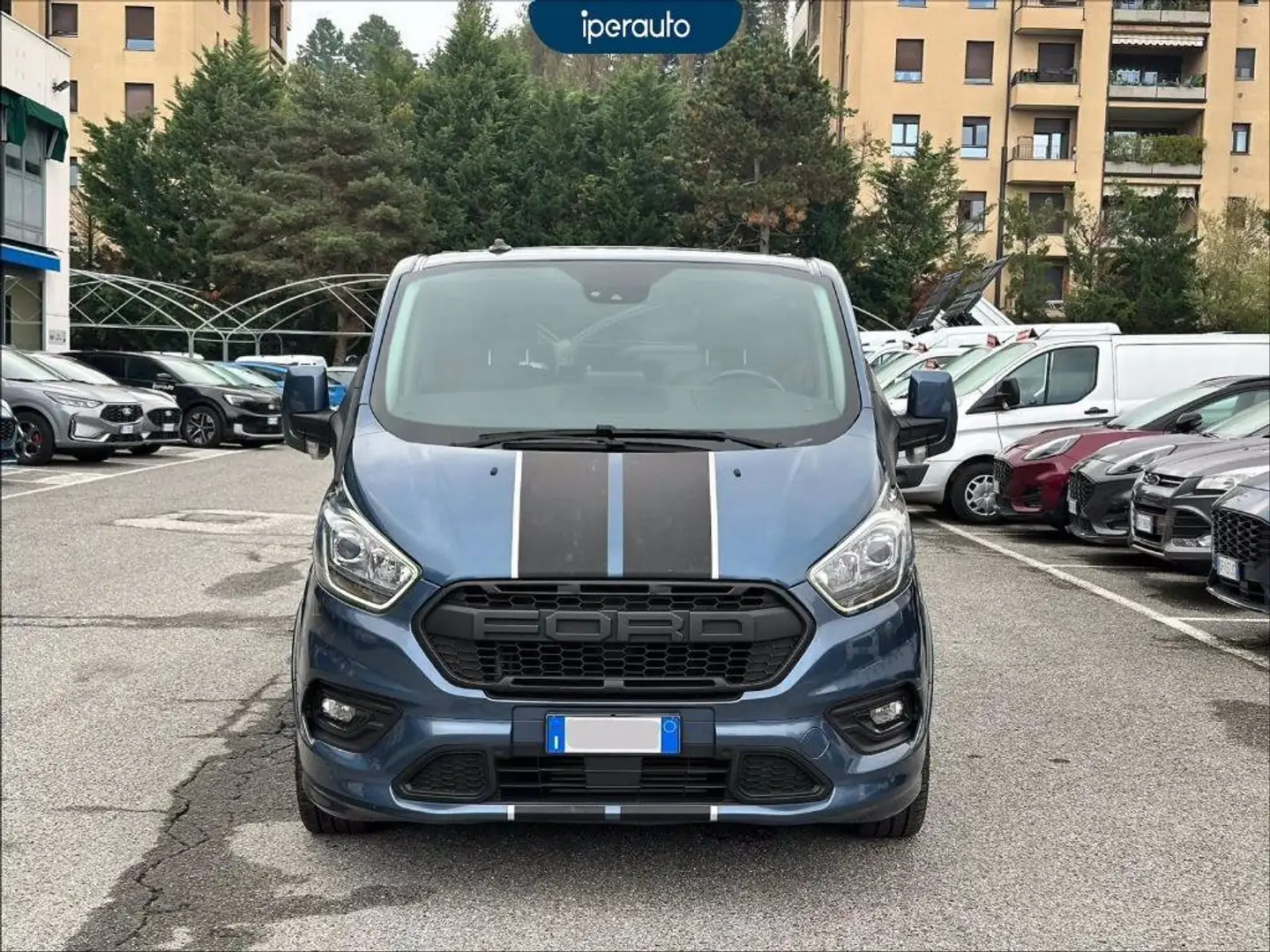 Ford Tourneo Custom 320 2.0 tdci mhev 185cv sport IVA ESPOSTA Blu/Azzurro - 2