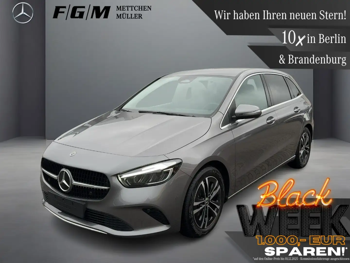 Mercedes-Benz B 200 Progressive Standhz|Sitzhz|Distronic|Kam Grau - 1