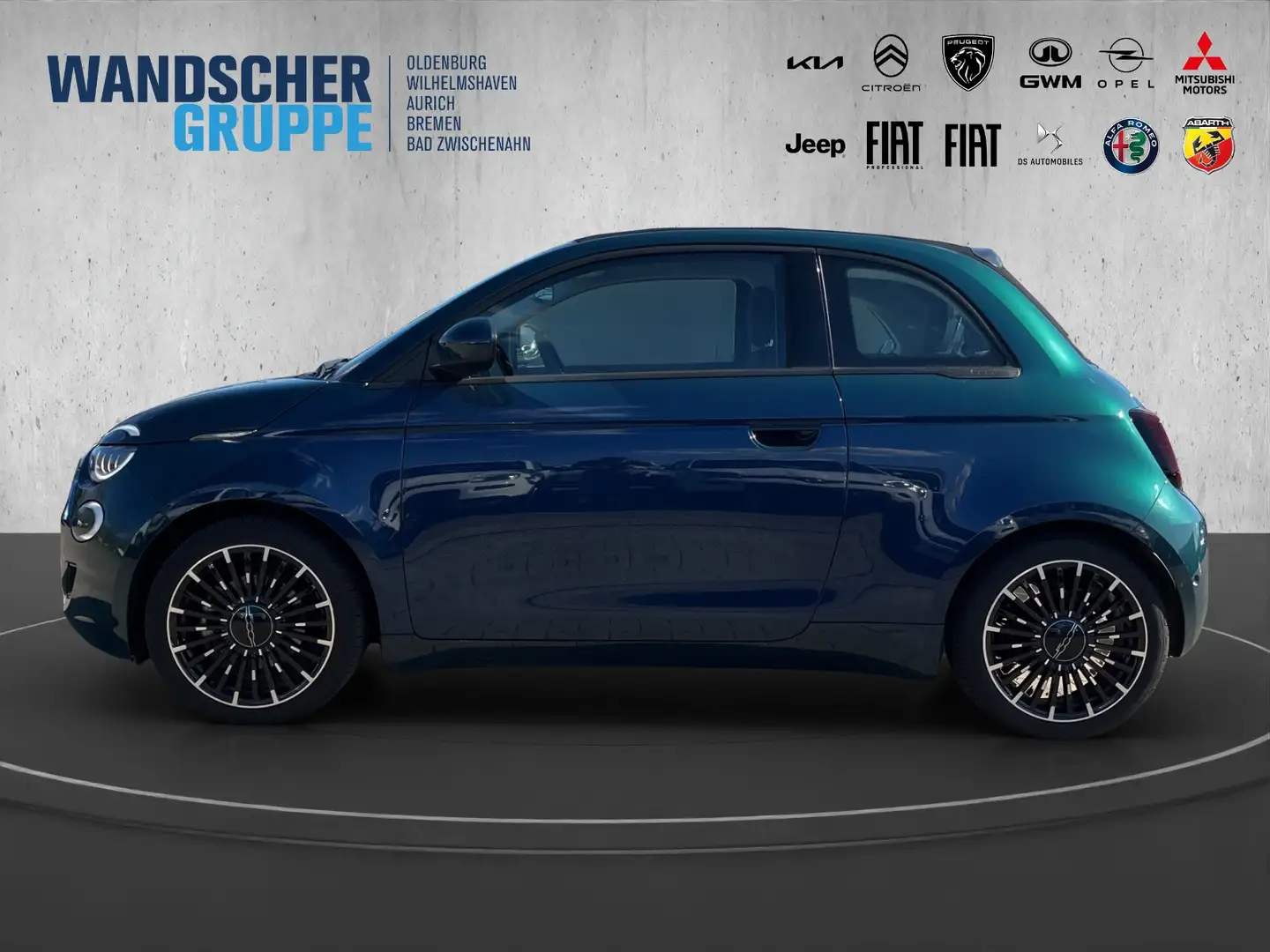 Fiat 500e Cabrio Icon *PDC*CARPLAY*DAB*SHZ*KEYLESS* Vert - 2