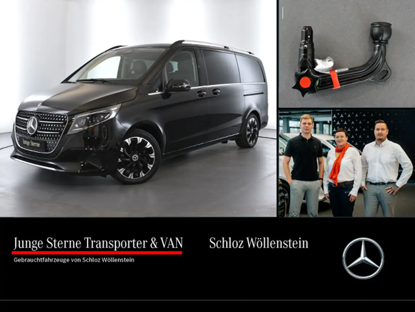 Mercedes-Benz V 250 AVANTGARDE MBUX*MBeam*Sthzg*Pano*AHK* Noir - 1