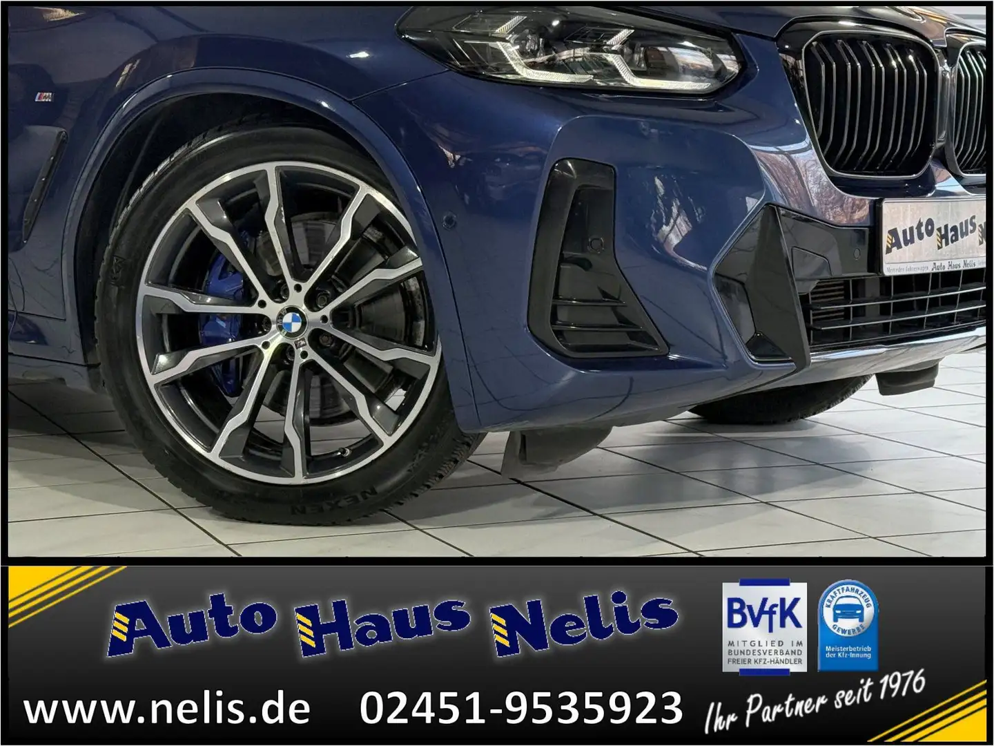 BMW X3 M i xdrive LiveCockpit LED Apple/Android Nav Azul - 2