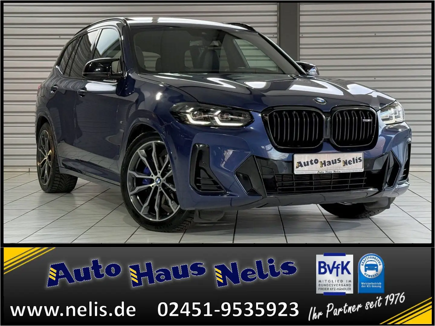 BMW X3 M i xdrive LiveCockpit LED Apple/Android Nav Azul - 1