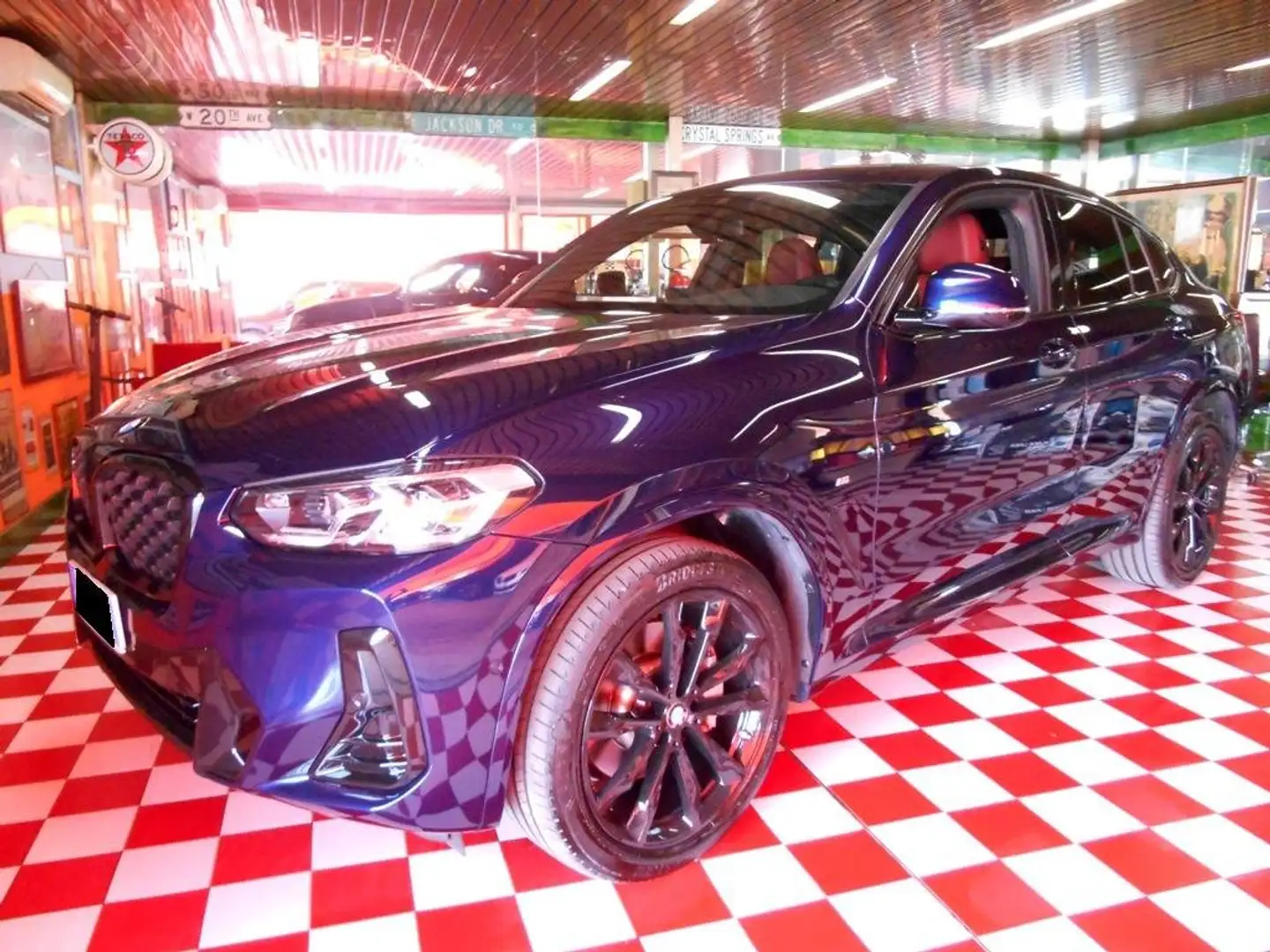 BMW X4 xdrive30d mhev 48V Msport 249cv + TETTO APR. Blau - 2
