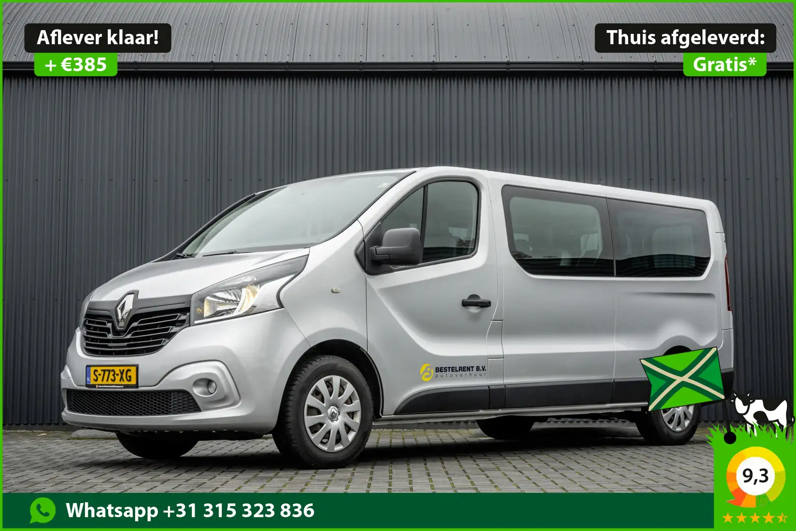 Renault Trafic Passenger **1.6dCi 9-Pers L2H1 | Incl. BPM, BTW vr Silber - 1