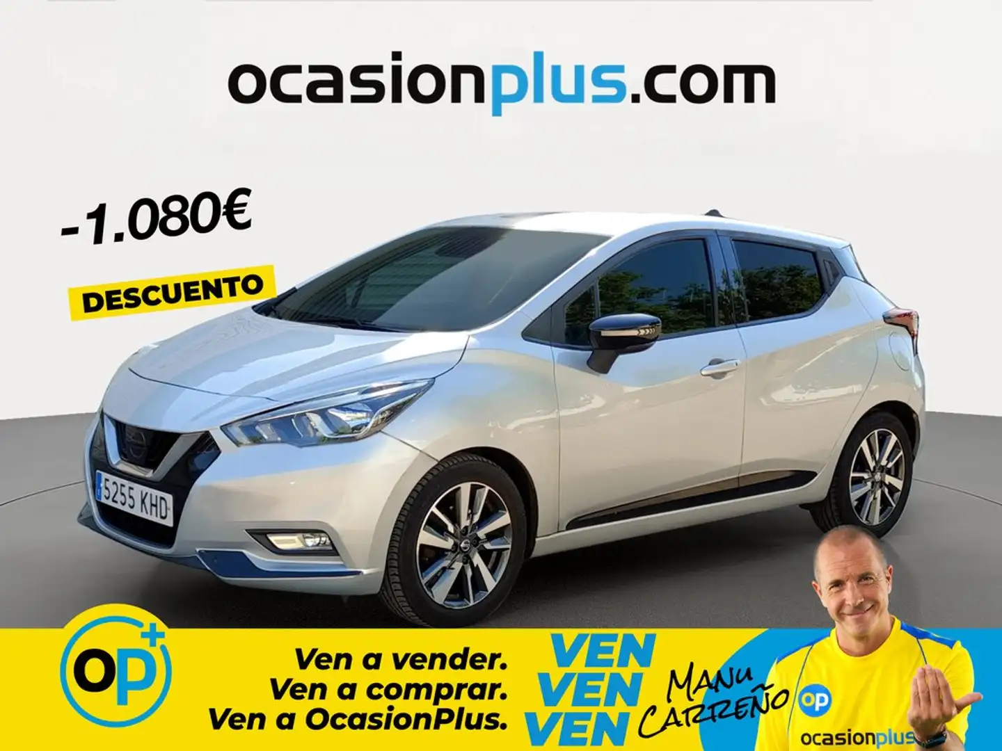 Nissan Micra 1.5dCi S&S N-Connecta 90 Gris - 1