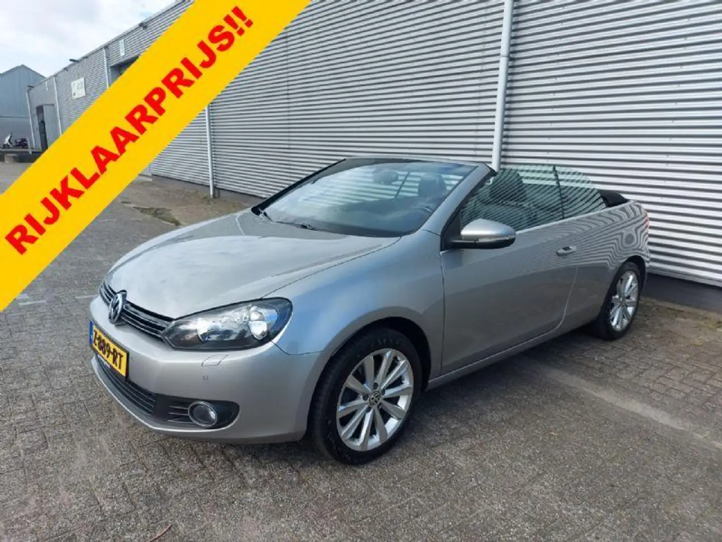 Volkswagen Golf Cabriolet 1.4 TSI, airco,navigatie,stoelverwarming,parkeerse Gris - 1