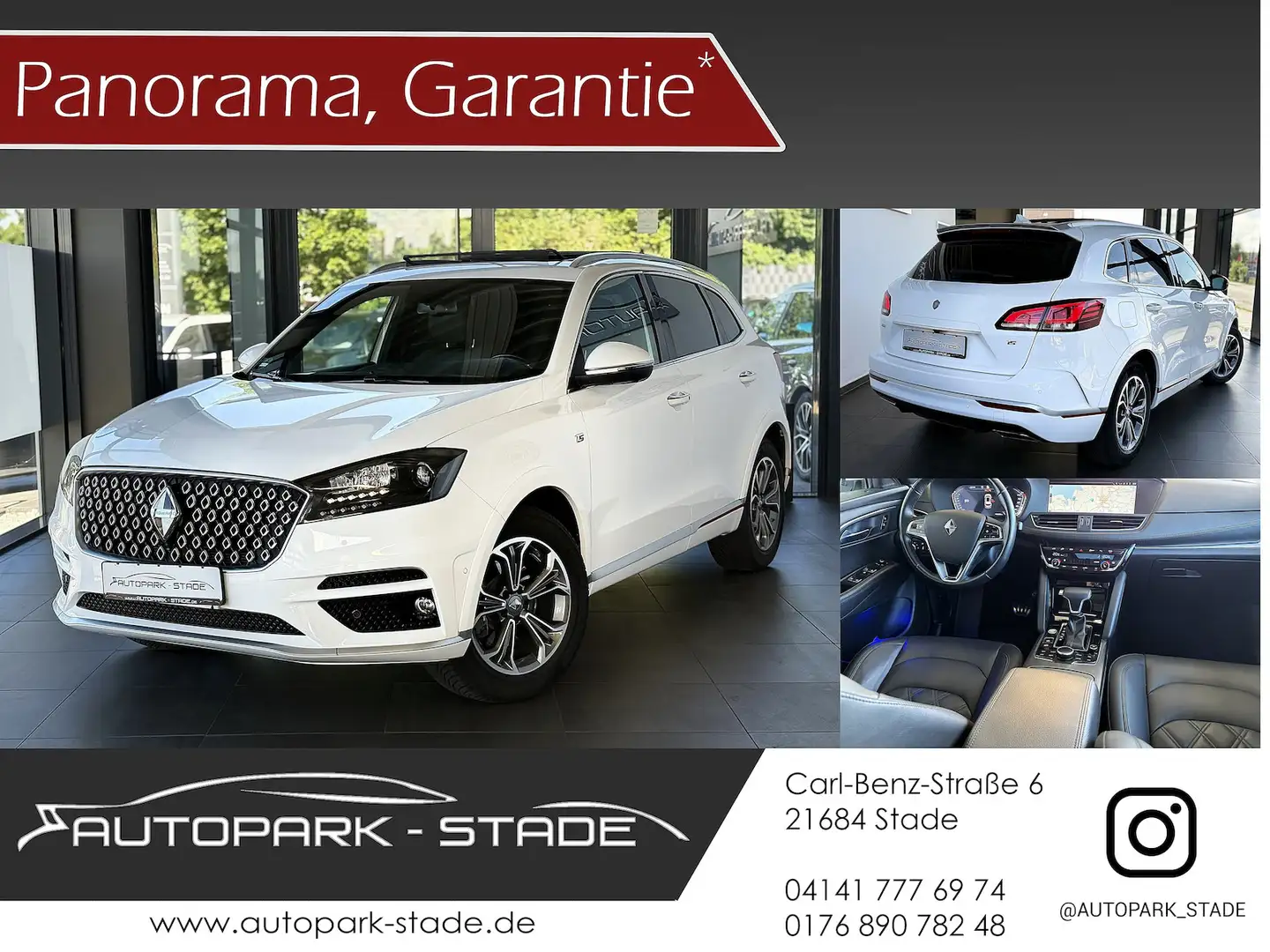 Borgward BX7 2.0 TS Limited Edition LED Pano Navi Kamera Weiß - 1