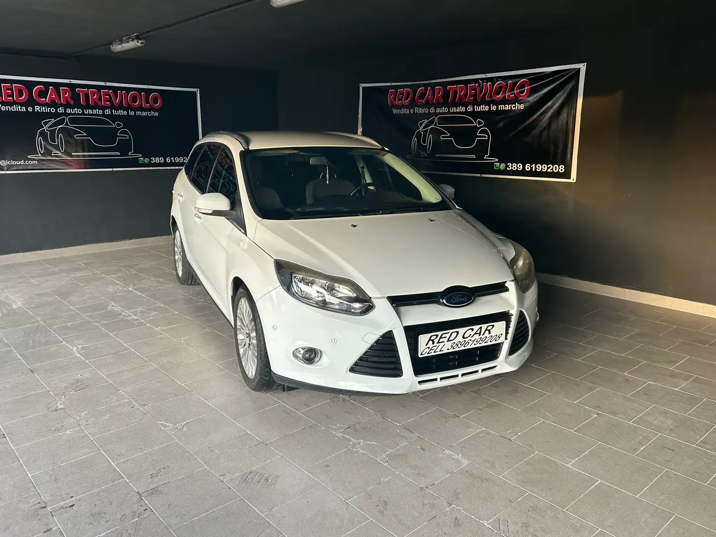 Ford Focus Focus III 2011 SW SW 1.6 tdci Titanium 115cv Bianco - 1