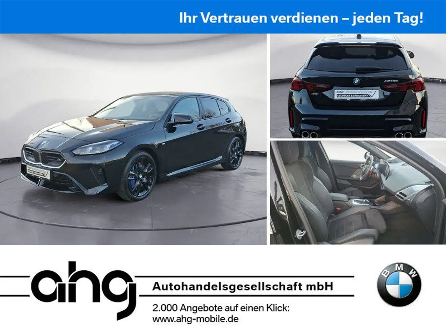 BMW 135 xDrive Klimaaut. Head-Up Adaptives Fahrwerk Schwarz - 1