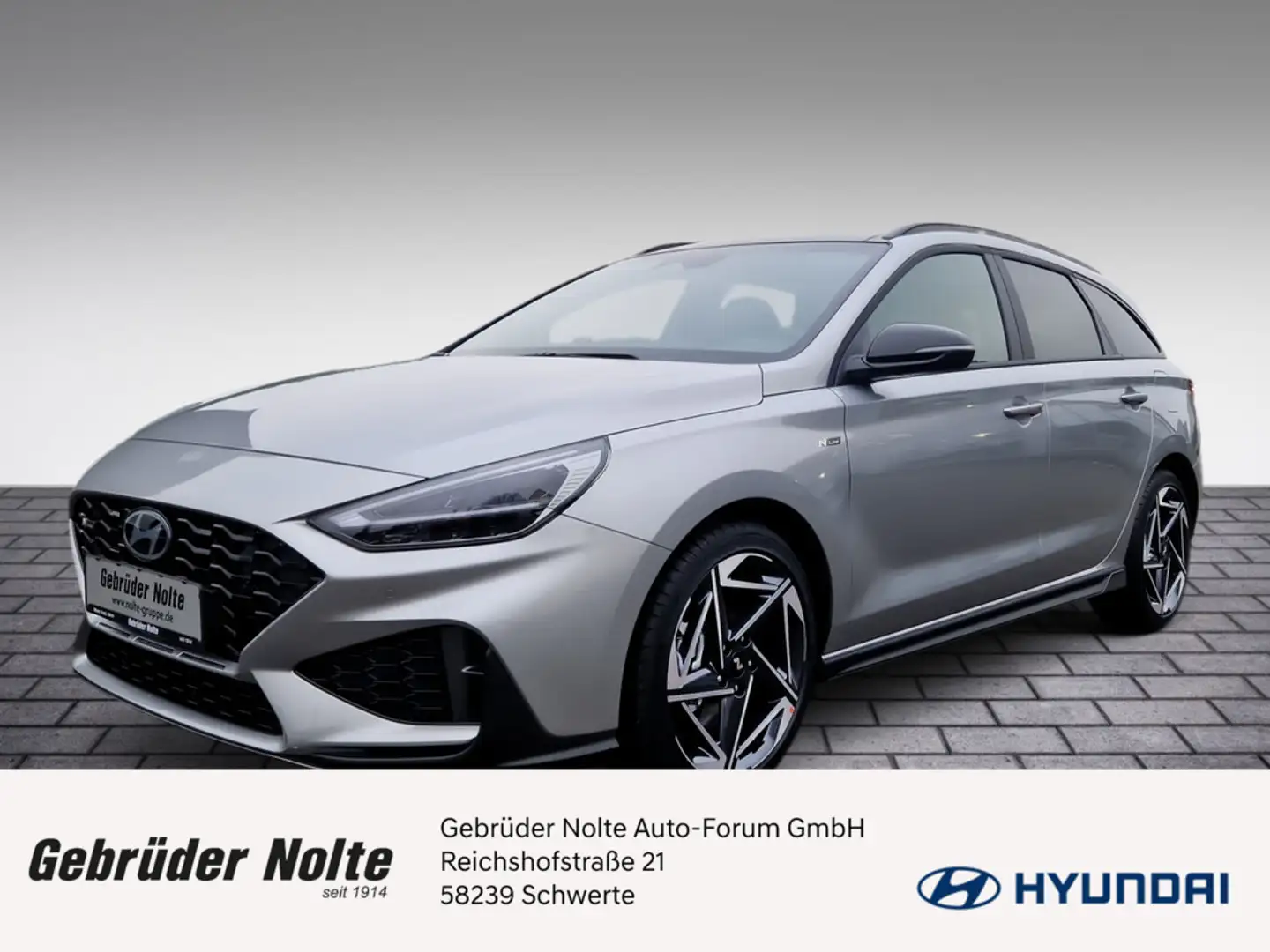 Hyundai i30 Kombi 1.5 T-GDI N LINE SHZ NAVI LED PANO Silber - 1