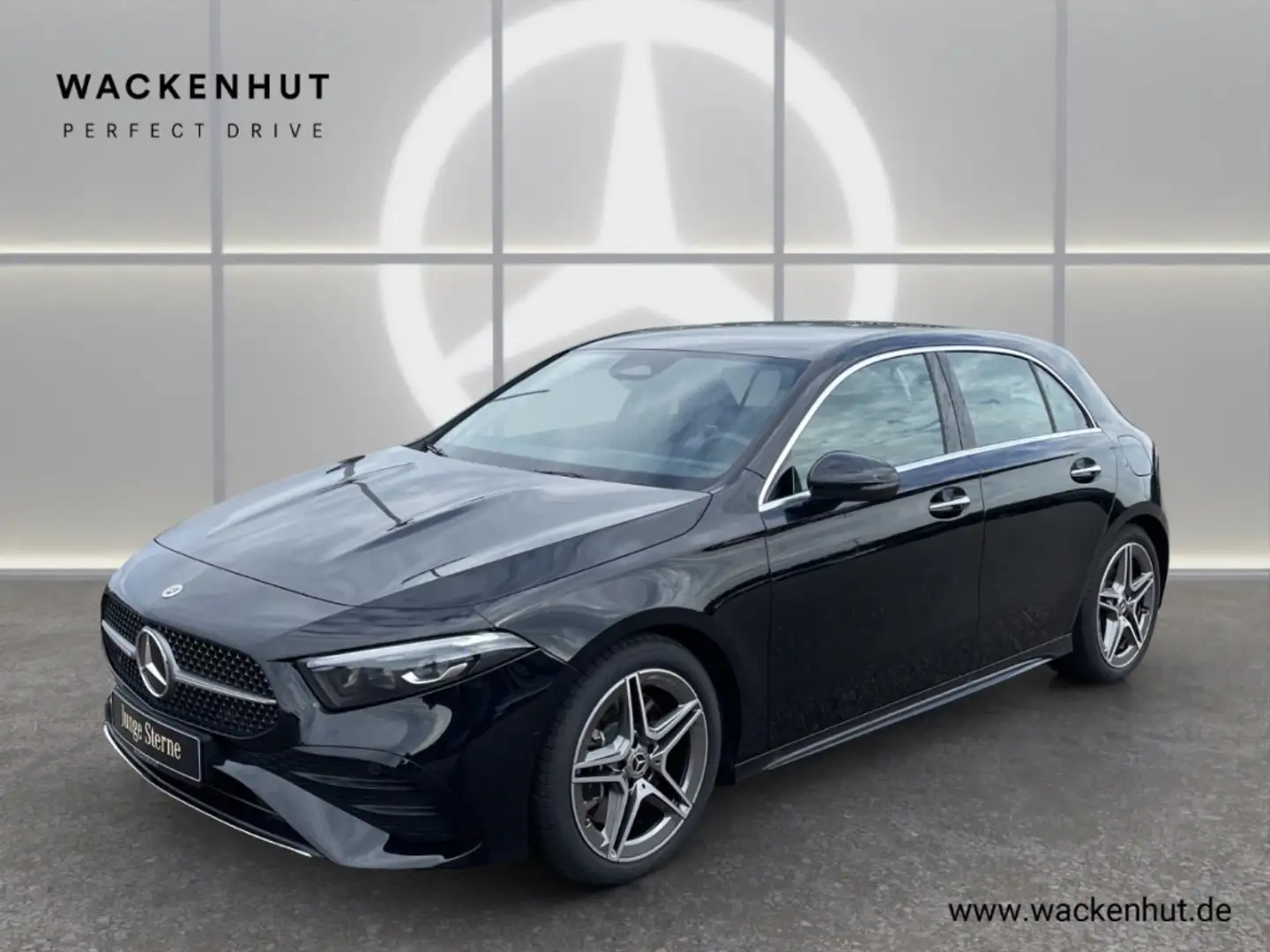 Mercedes-Benz A 250 4M AMG LINE ADVANCED AHK+RFK+BURMES+MULTIB Zwart - 1