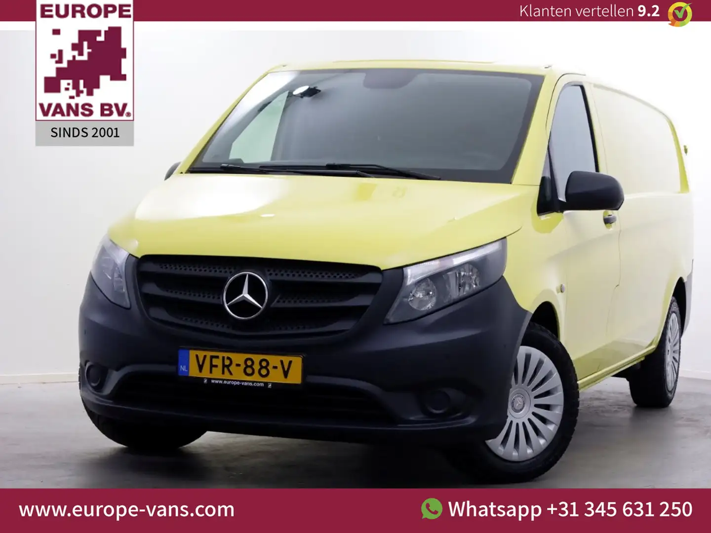 Mercedes-Benz Vito 114 CDI 136pk RWD XL Extra Lang Airco/PDC 04-2020 Geel - 1