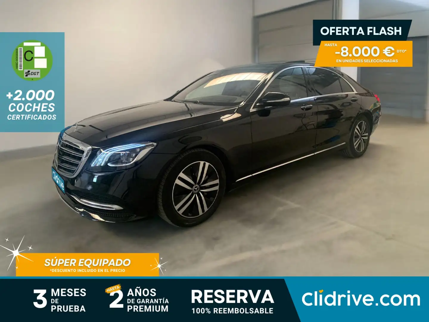 Mercedes-Benz S 350 d L Negro - 1