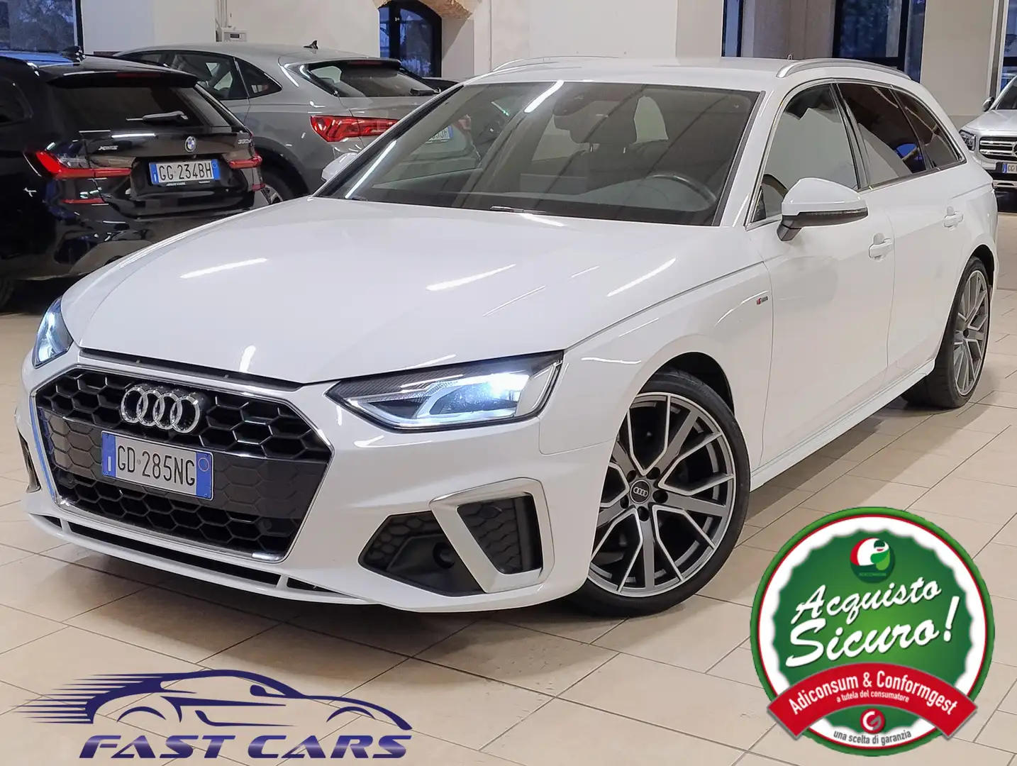 Audi A4 Avant 35 tdi mhev S LINE EDITION s-tronic Bianco - 1