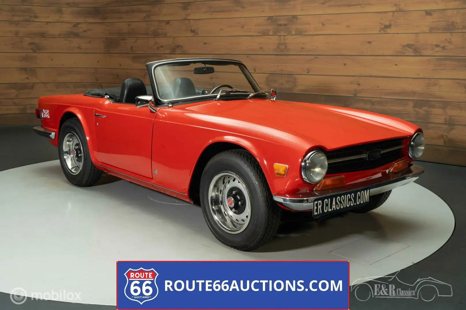Triumph TR6 Cabriolet | Route 66 Auctions Rood - 1