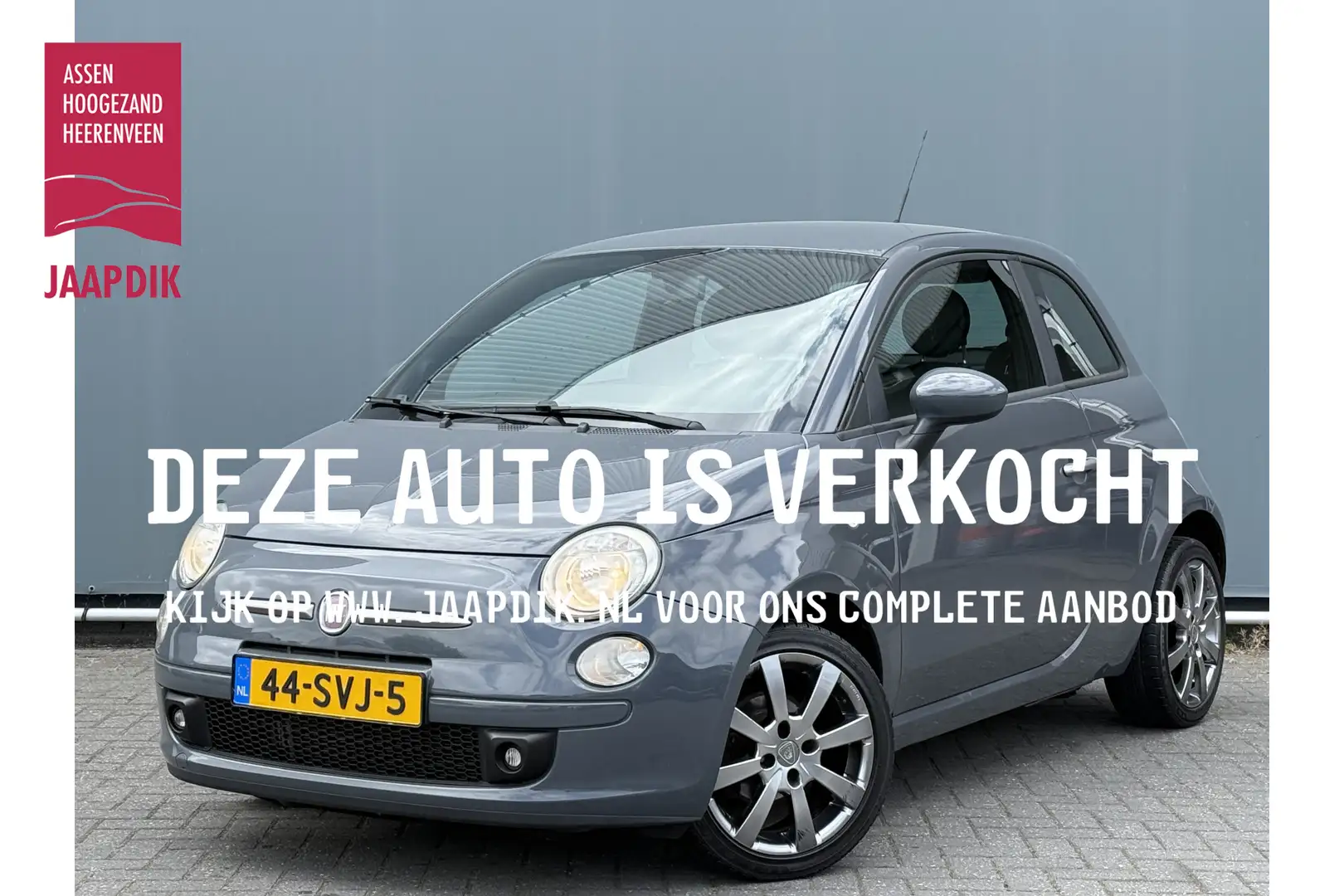 Fiat 500 BWJ 2011 0.9 86 PK TwinAir NL AIRCO / BLUETOOTH / Grijs - 1
