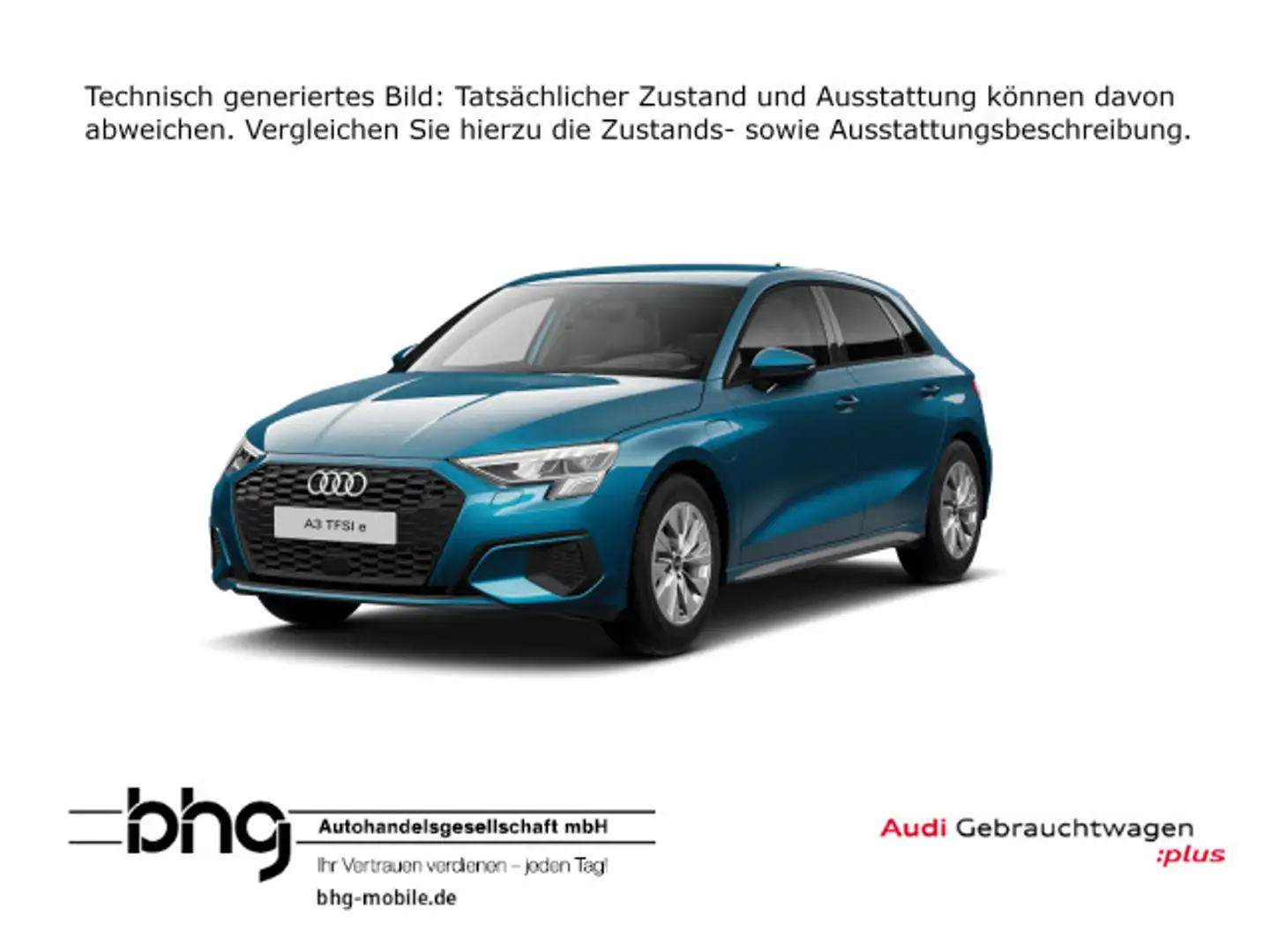 Audi A3 40 TFSIe Sportback S tronic Blau - 1