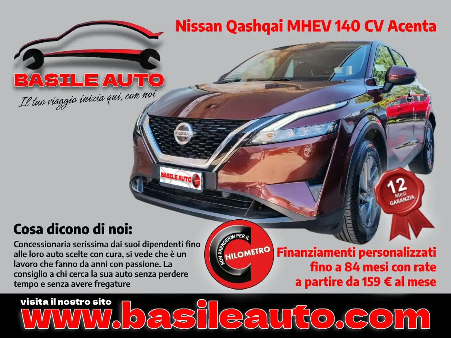 Nissan Qashqai Qashqai III 2021 1.3 mhev Acenta 2wd 140cv Mauve - 1