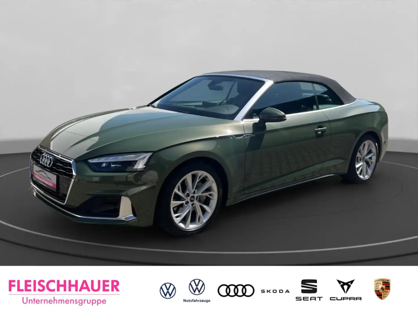 Audi A5 Cabriolet 40 TFSI advanced Matrix-LED Kamera Grün - 1