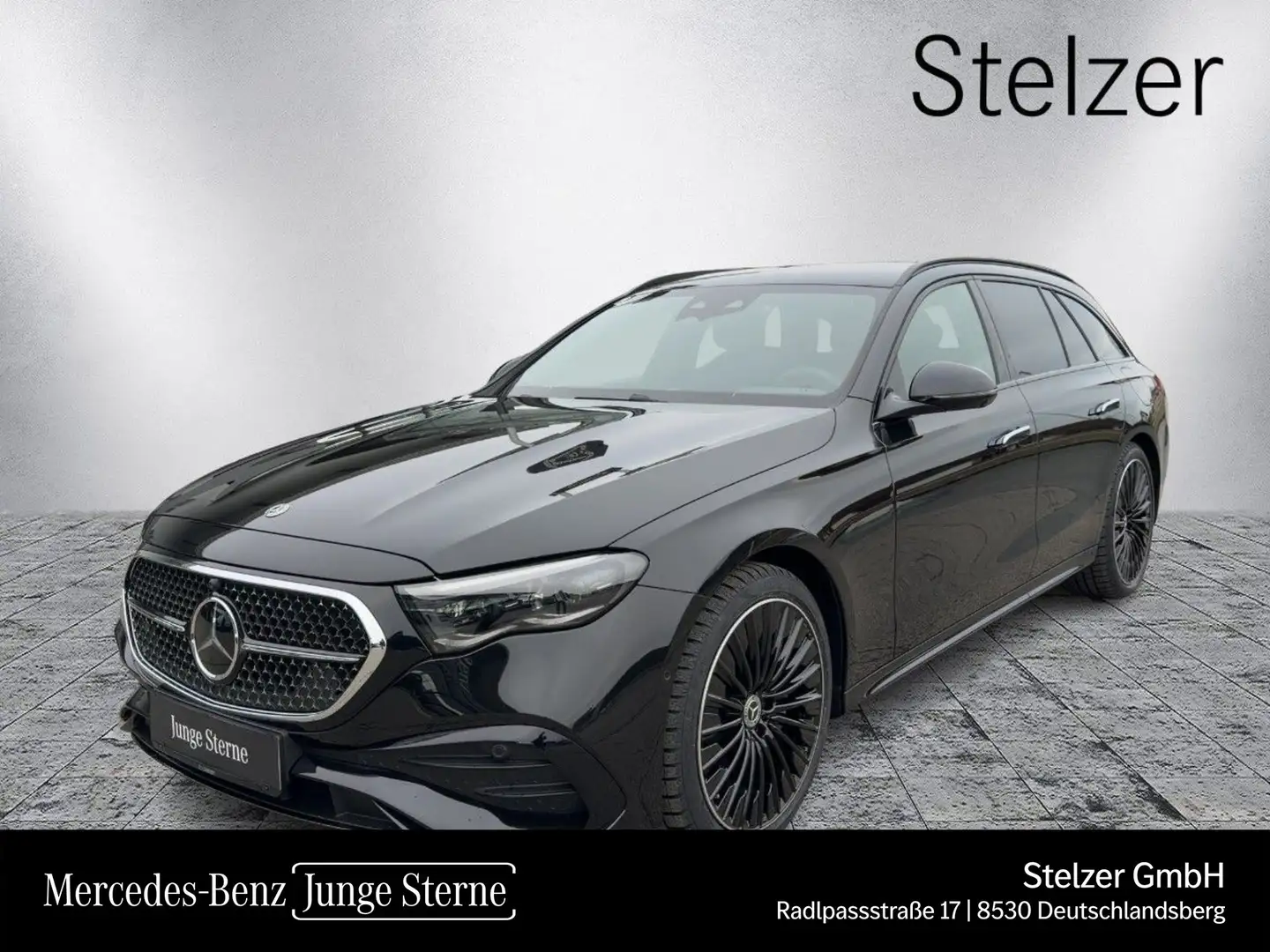 Mercedes-Benz E 300 de 4MATIC T-Modell mit EQ Hybrid Schwarz - 1