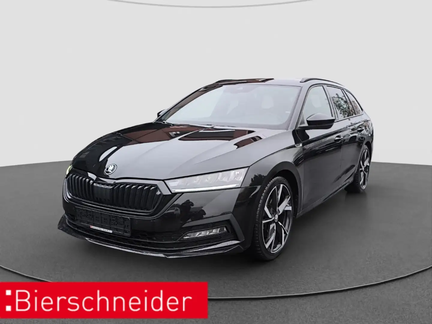 Skoda Octavia Combi 2.0 TDI DSG Sportline 4x4 HEAD UP NAVI LED S Noir - 1