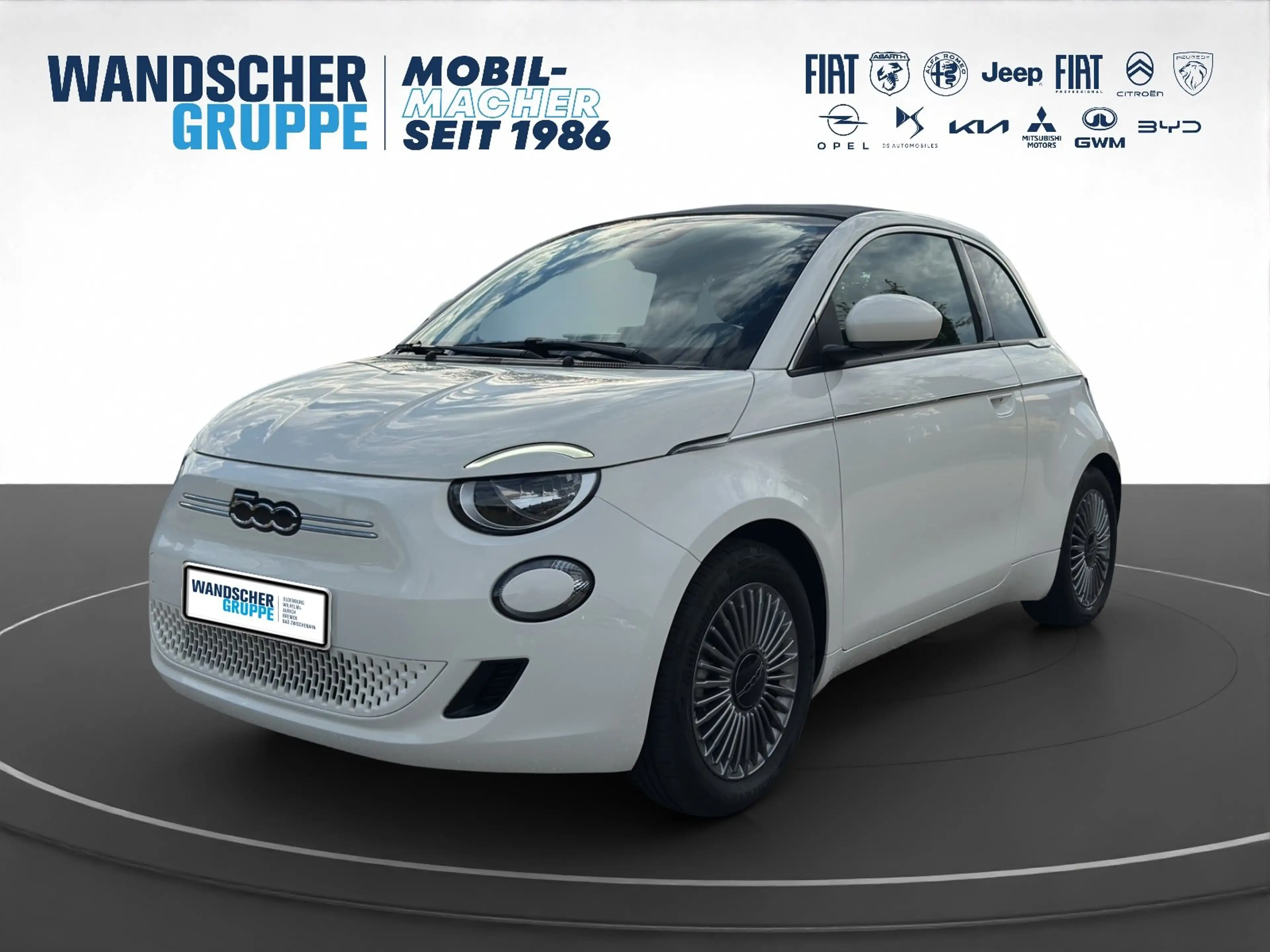 Fiat 500e Cabrio CARPLAY KLIMAA LKA