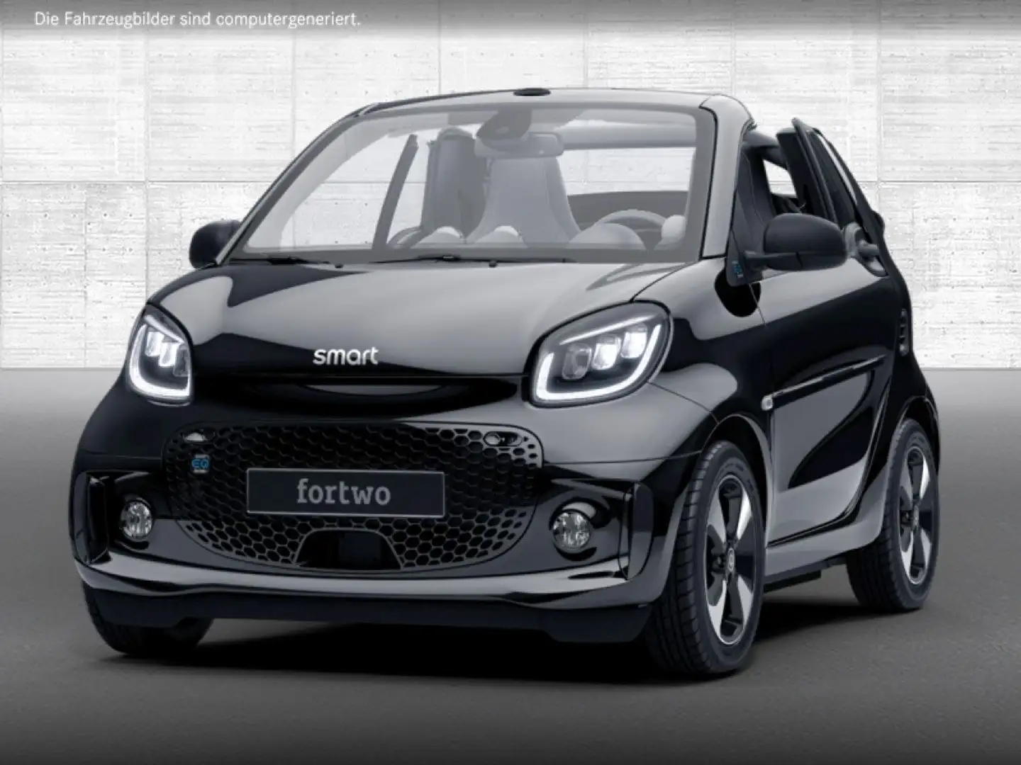 smart forTwo EQ 60kWed passion SHZ PDC+Kamera Ambiente Zwart - 2