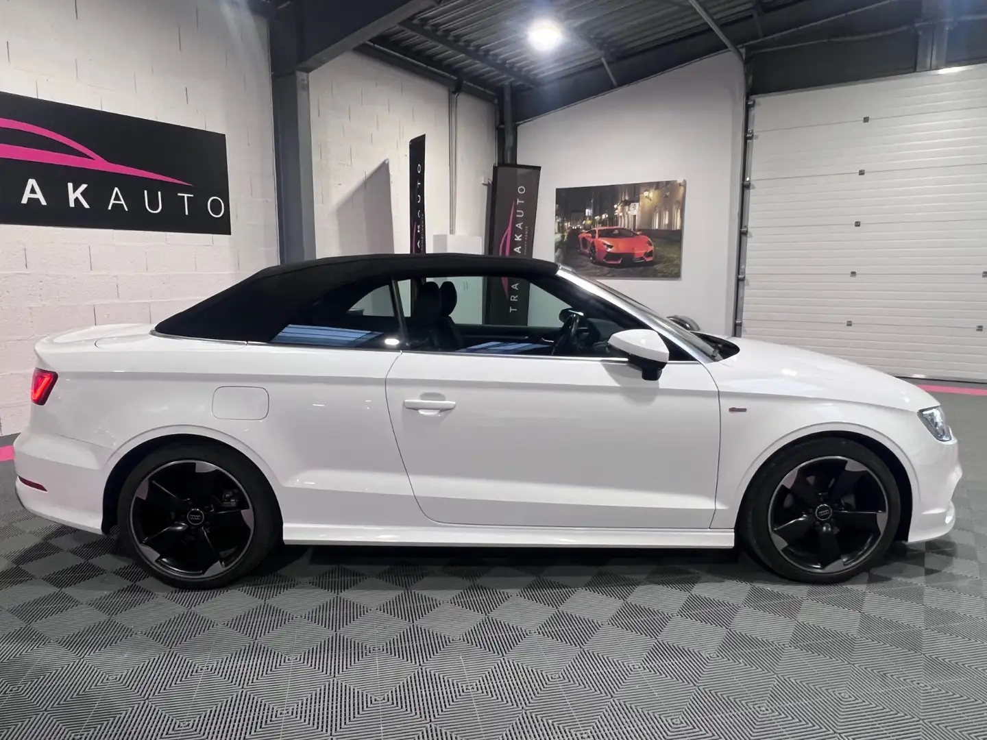 Audi Cabriolet S Line Alb - 2