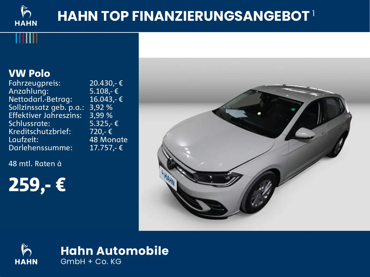 Volkswagen Polo 1.0TSI DSG Style ACC Matrix Navi PDC Sitzhe Grau - 2