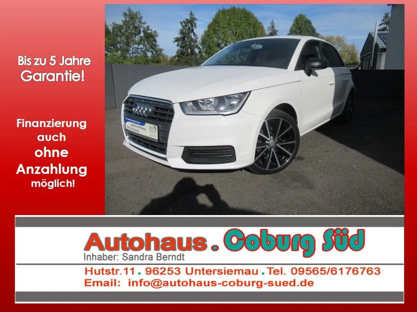 Audi A1 Sportback KLIMA ALU 17 ZOLL PDC SHZG Blanc - 1