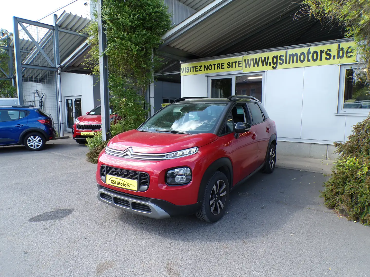 Citroen C3 Aircross 1.2 110cv rouge 02/21 51.621km Airco GPS Capteurs Červená - 1