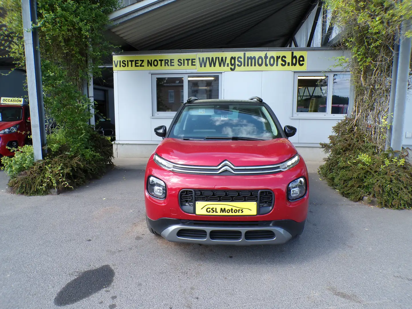 Citroen C3 Aircross 1.2 110cv rouge 02/21 51.621km Airco GPS Capteurs Červená - 2