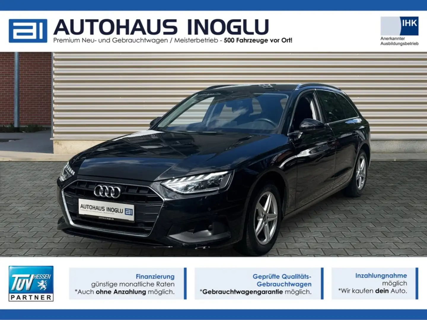 Audi A4 Av. 35 TFSI S tronic Navi+Leder+LED+SHZ+VC+DAB+ Schwarz - 1