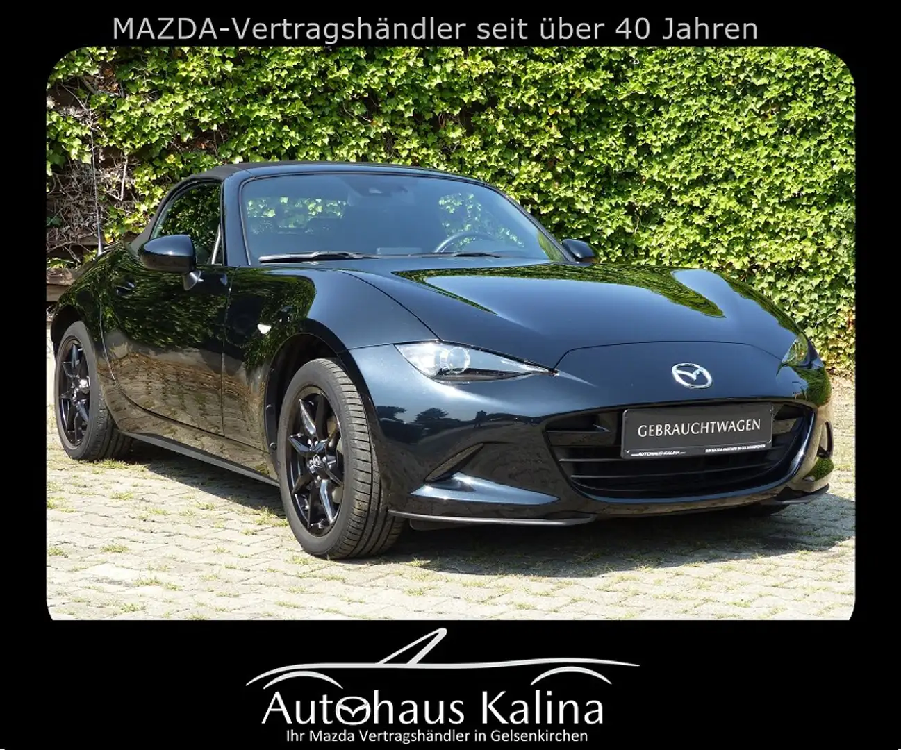 Mazda MX-5 SKYACTIV-G 132 Exclusive-Line + Technik Paket + NA Schwarz - 1