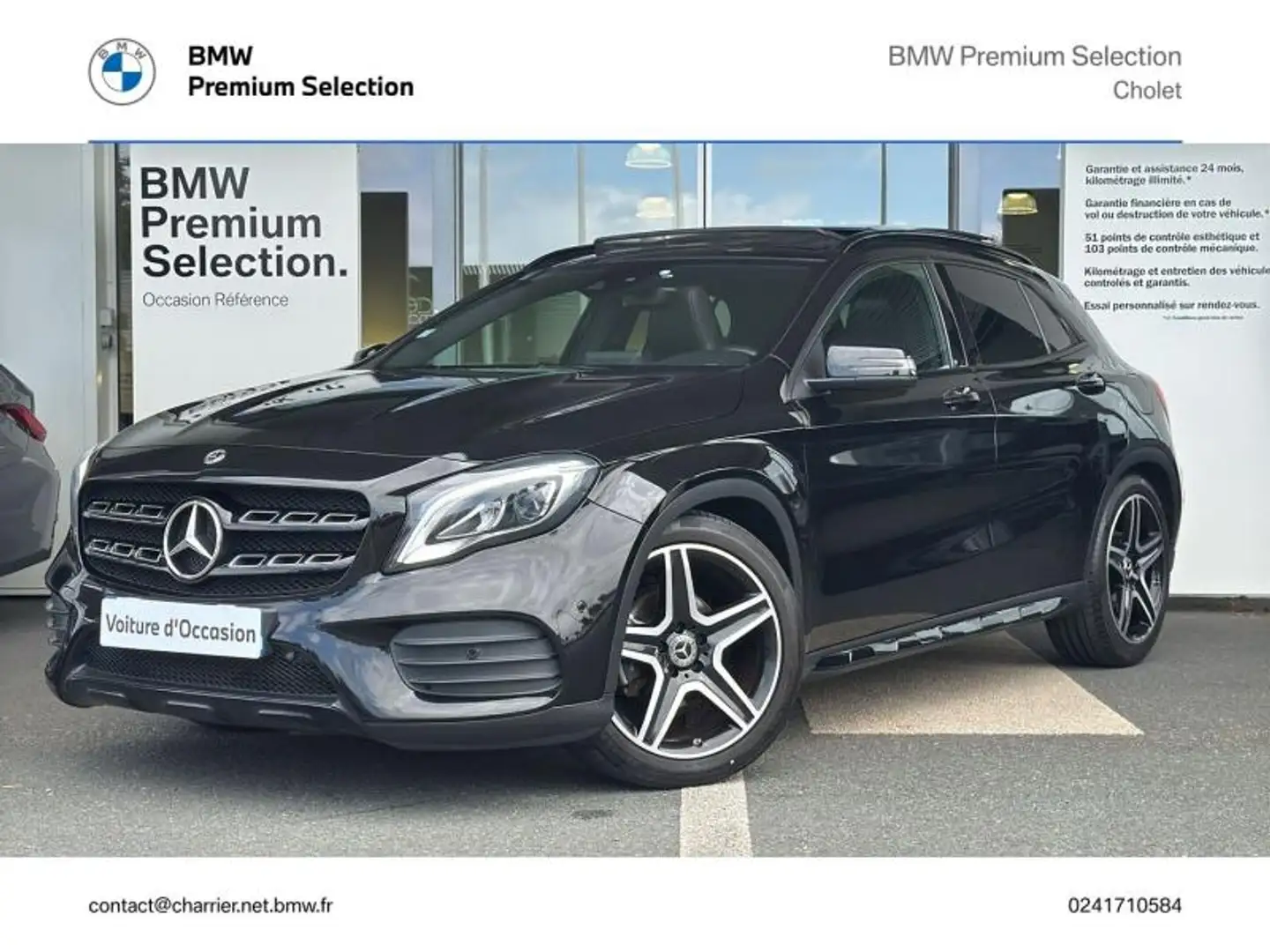 Mercedes-Benz GLA 200 200 d 136ch Fascination 7G-DCT Euro6c Noir - 1