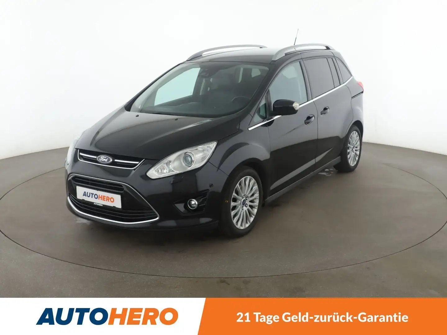 Ford Grand C-Max 1.6 EcoBoost Titanium*XENON*NAVI*TEMPO*PDC*AHK*SHZ Schwarz - 1