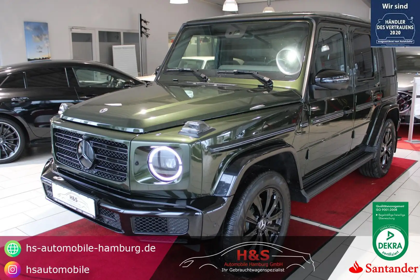 Mercedes-Benz G 400 d v 4MATIC *AMG-LINE*MANUFAKTUR/EXCLUSIVE/360/PANO Grün - 1